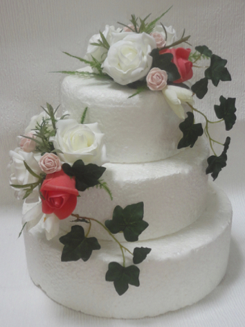 Coral, Blush & Ivory Cake Sprays